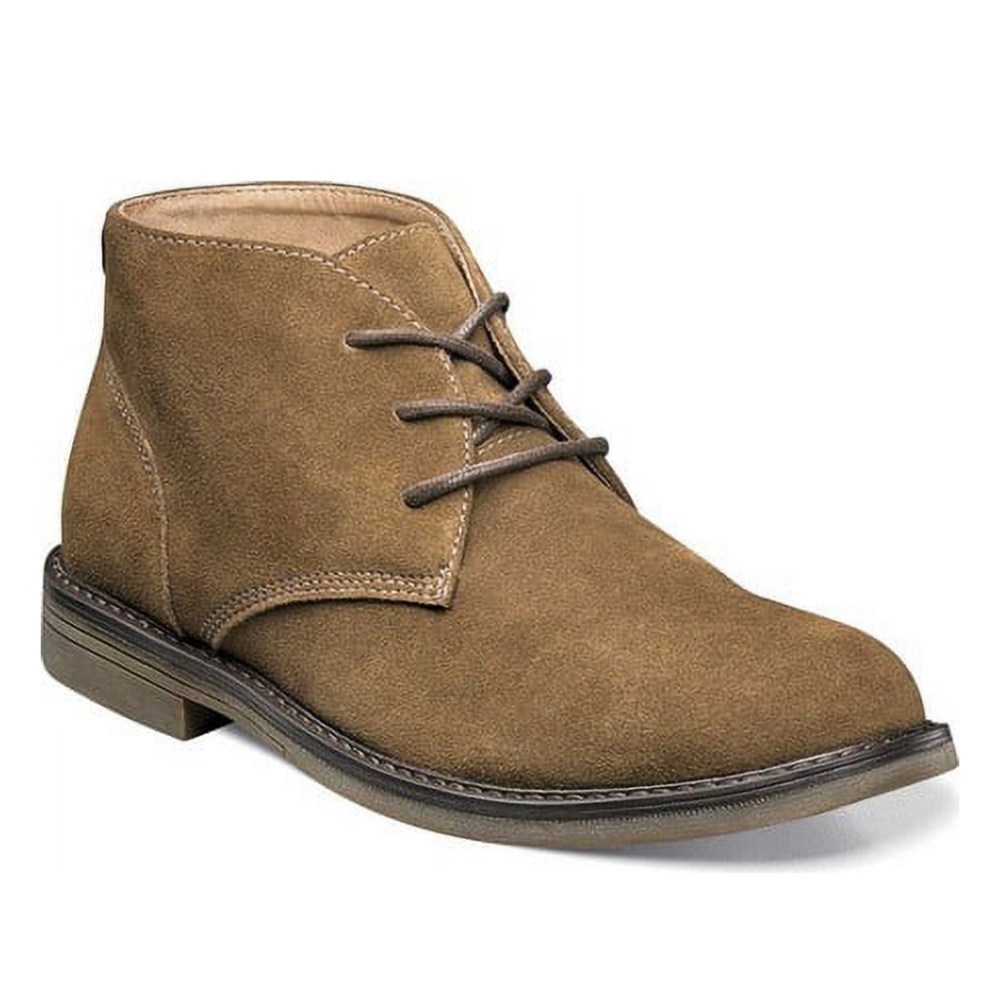 Nunn Bush Men's Chukka Boots Size 10.5 Camel Lancaster Plain Toe Ankle Shoe